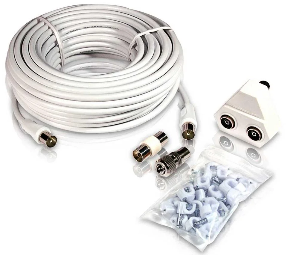 Cabo de Antena Tv Coaxial Tipo Pal 15m Swv2209w/10 Philips