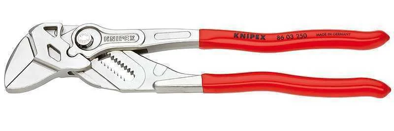 Knipex Pliers Wrench Plastic Coated            250 Mm
