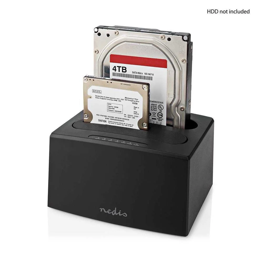 Nedis Hddudb3210bk Docking Station para Discos R&iacute;.