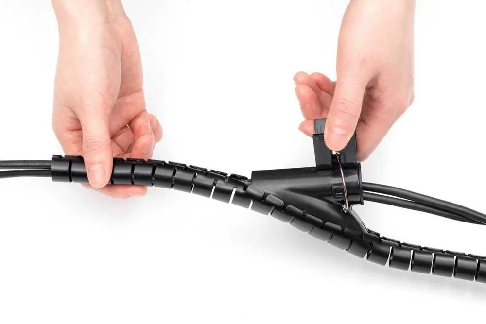 Digitus Flexibler Kabelspiralschlauch Mit Einzugshilfe 5m