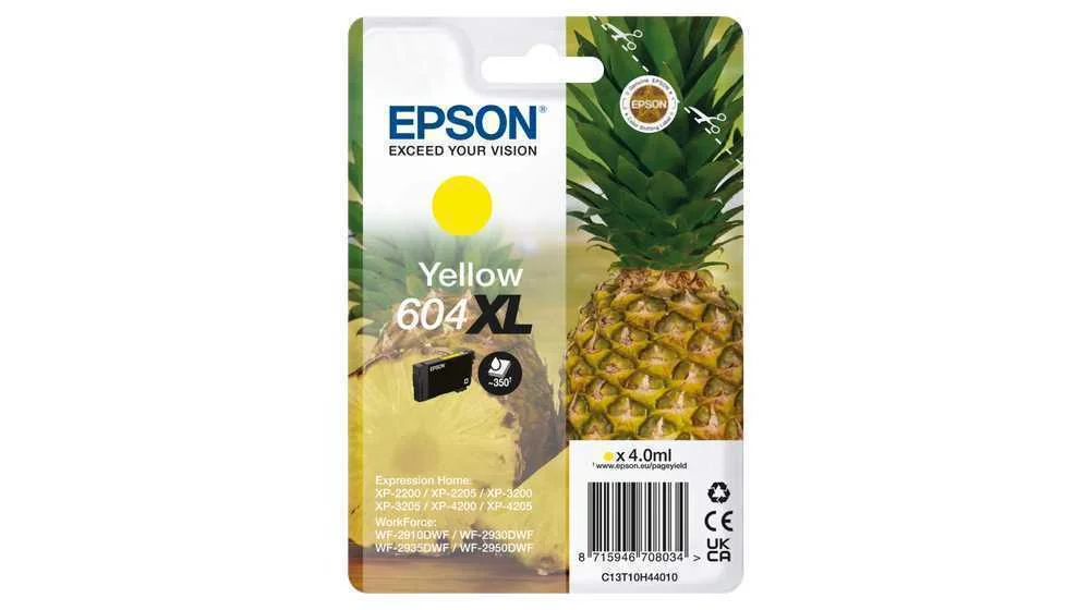 Tinta Epson 604xl Amarillo