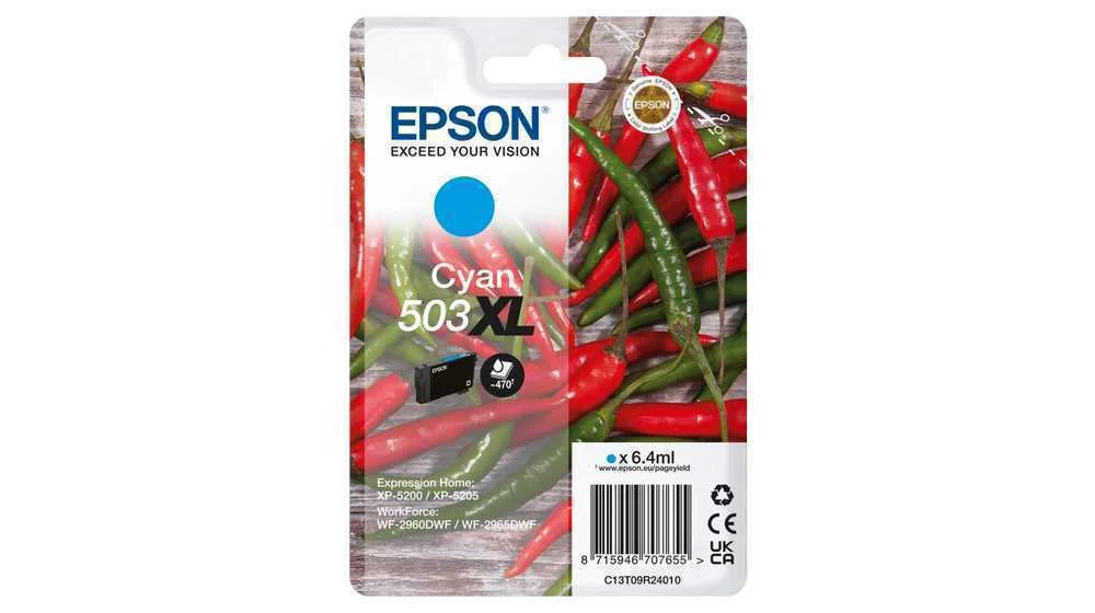 Epson 503xl Tintenpatrone Cyan C13t09r24010 Epson Xp-5200