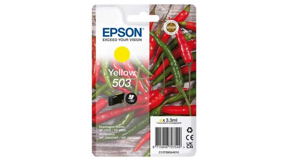 Epson 503 Tintenpatrone Yellow C13t09q44010 Epson Xp-5200