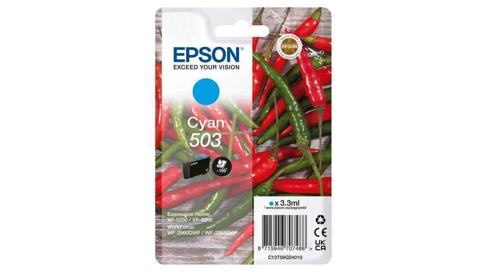EPSON 503 TINTEIRO 1 UNIDADE(S) ORIGINAL RENDIMEN.
