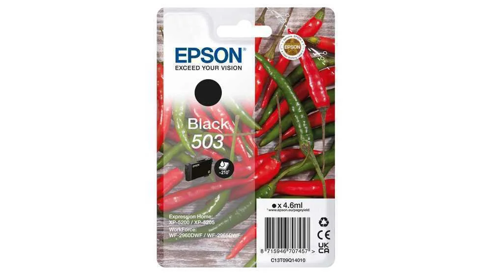 Epson 503 Tintenpatrone Black C13t09q14010 Epson Xp-5200