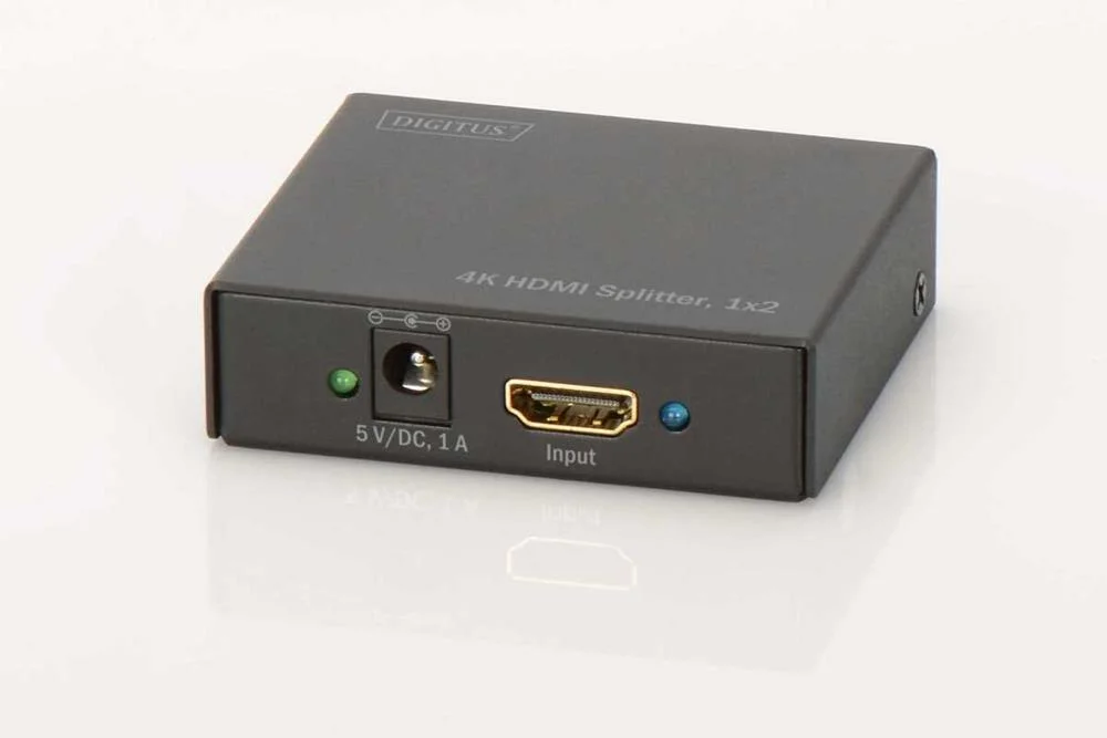 Digitus Splitter Hdmi 1x2 4k Bis Zu 2monitore    Schwarz