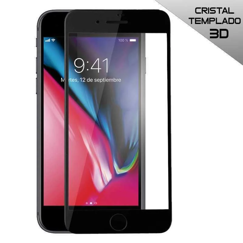 Pel&iacute;cula Vidro Temperado iPhone 7 / iPhone 8 Full 3d Black - Cool