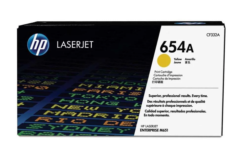 Hp Toner Laserjet Original 654a Amarelo