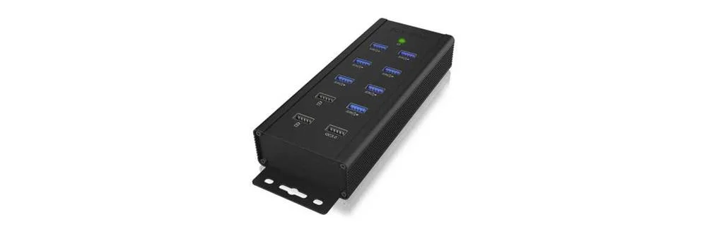 Hub  7-Port Icybox Usb 3.0 Ib-Hub1703-Qc3 Inkl. 3 Ladeports