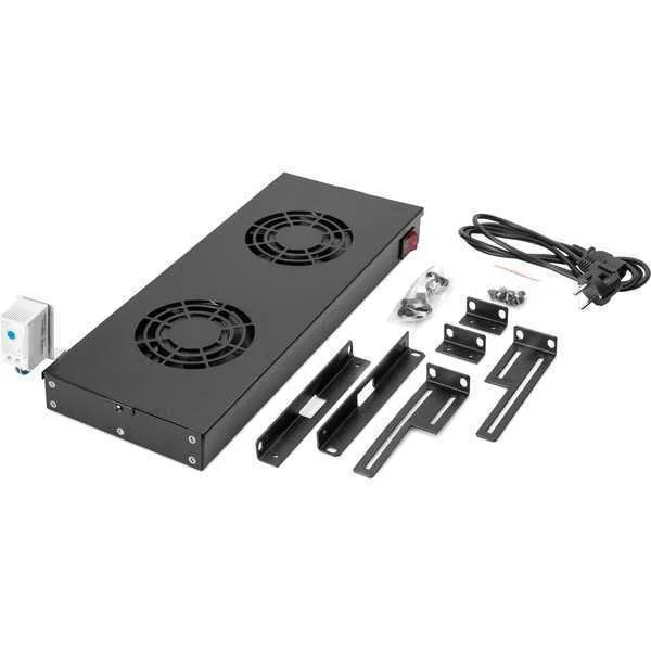 Digitus DN-19 FAN-2-HO-SW, Painel de ventila&ccedil;&atilde;o, .