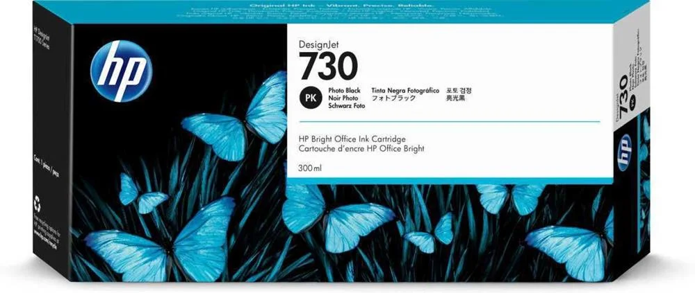 Hp 730 Photo Schwarz Tintenpatrone 300ml