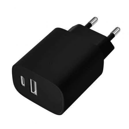 Cargador de Pared Leotec Lecsph20w2k/ 1x Usb Tipo.