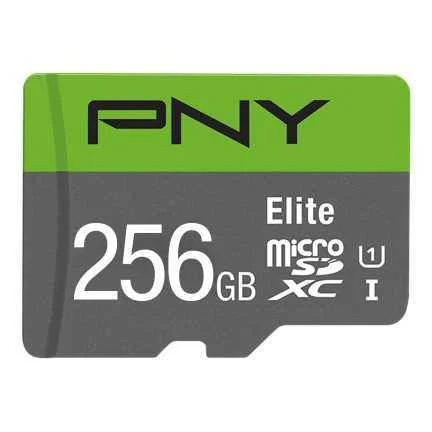 Cart&atilde;o de Mem&oacute;ria Microsdxc 256gb Classe 10 + Adaptador - Pny