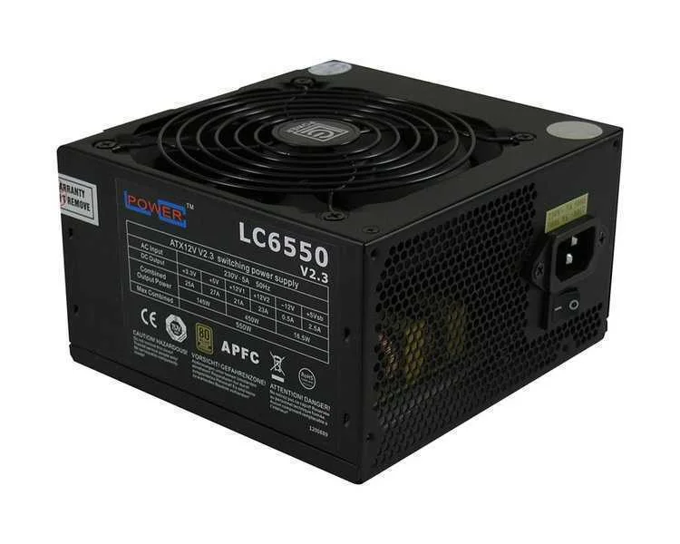 LC-POWER LC6550 V2.3 FONTE DE ALIMENTA&Ccedil;&Atilde;O 550 W 2.