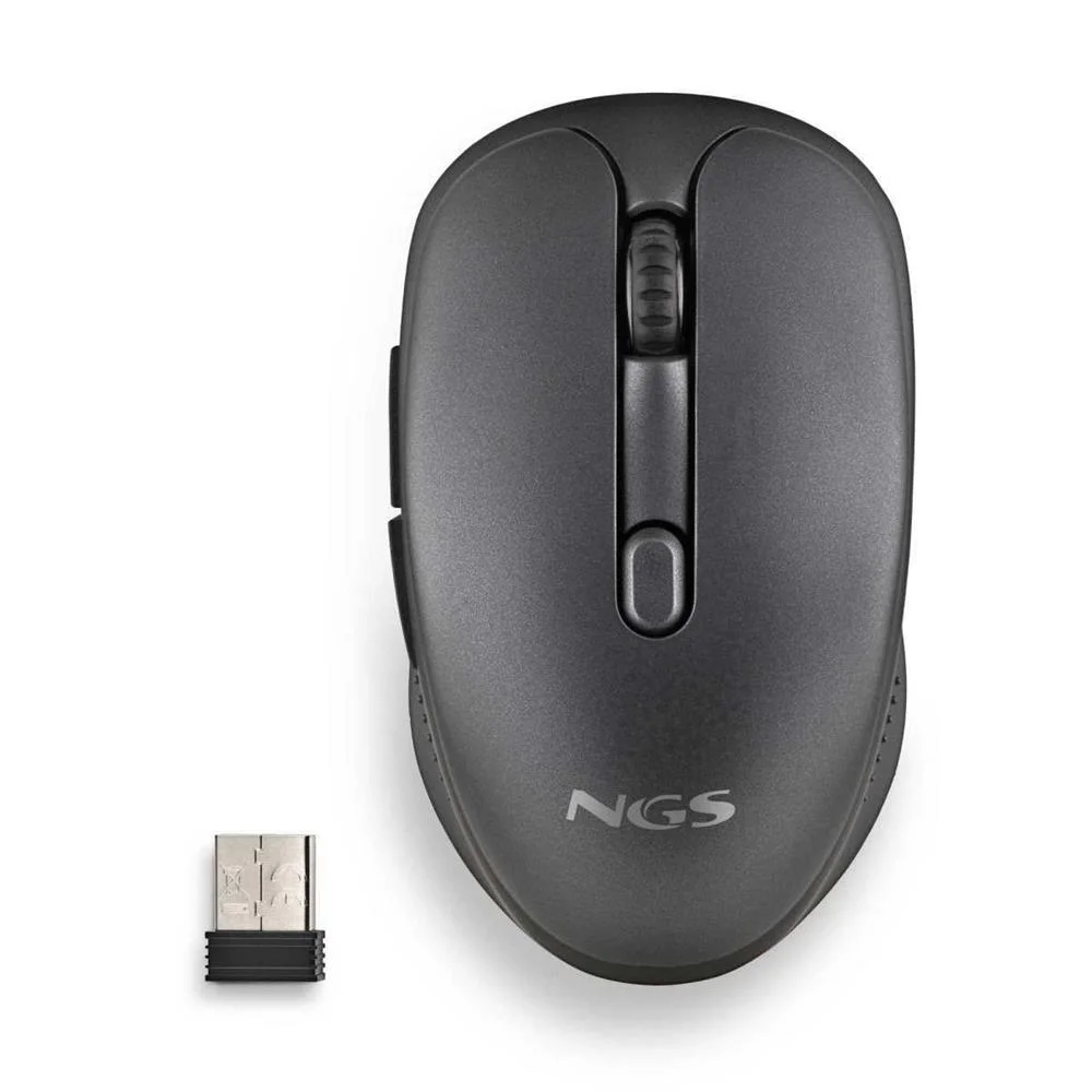 Rato Rf Wireless &Oacute;tico Evo Rust 1600dpi Preto - Ngs