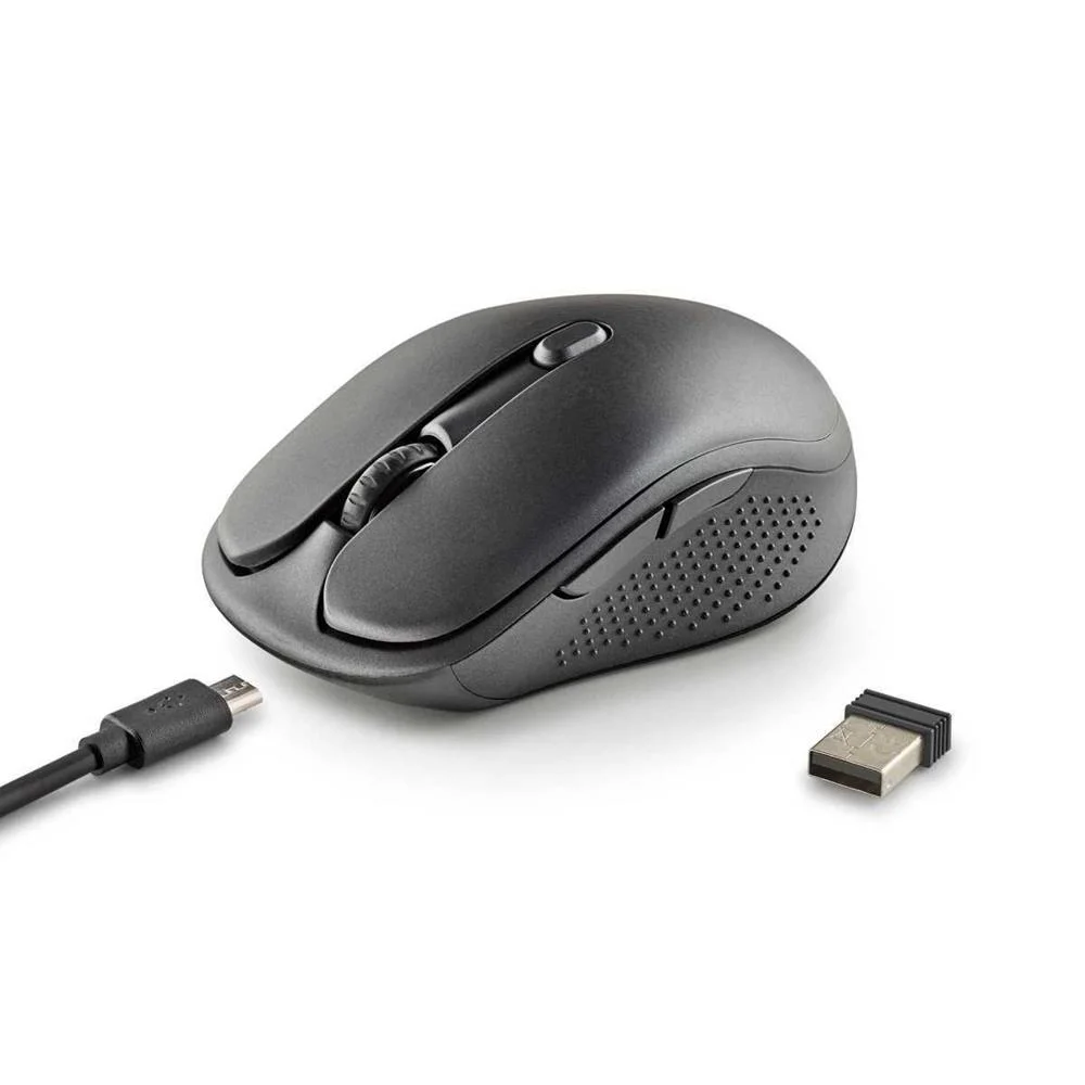 Rato Rf Wireless &Oacute;tico Evo Rust 1600dpi Preto - Ngs