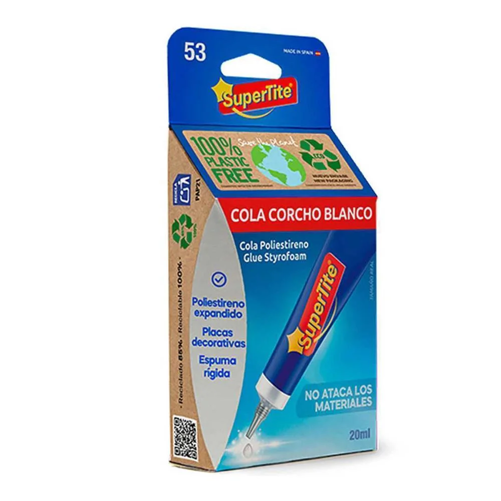 Adesivo de Poliestireno, Blister 20ml 2453 Supertite