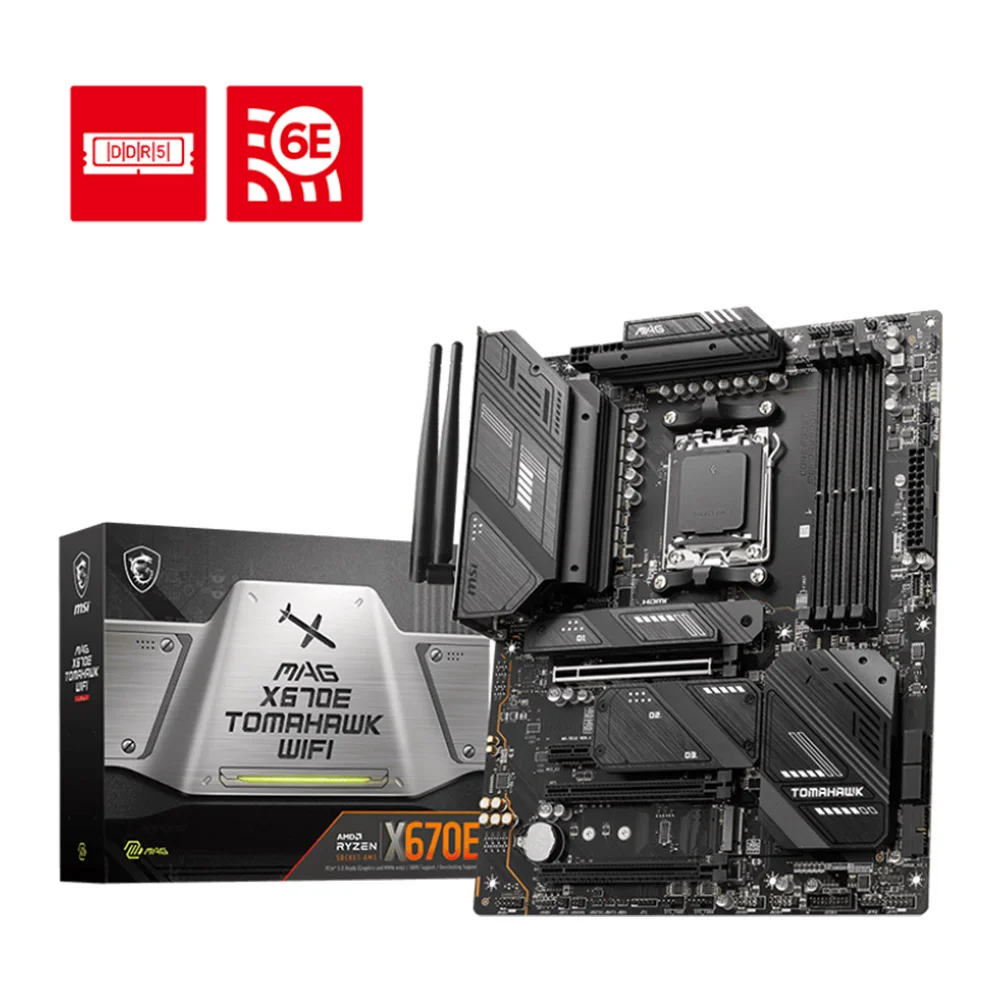 Msi Meg X670e Tomahawk Wifi          (X670e,Am5,Atx,Ddr5)