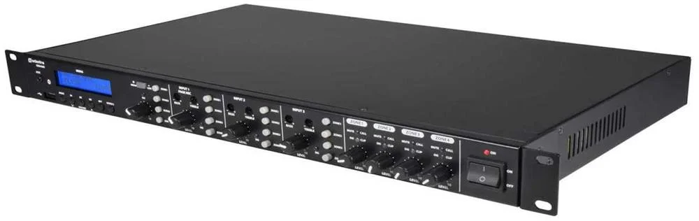 Amplificador multiZone 100 V Mixer-Amp 4 x 60 W