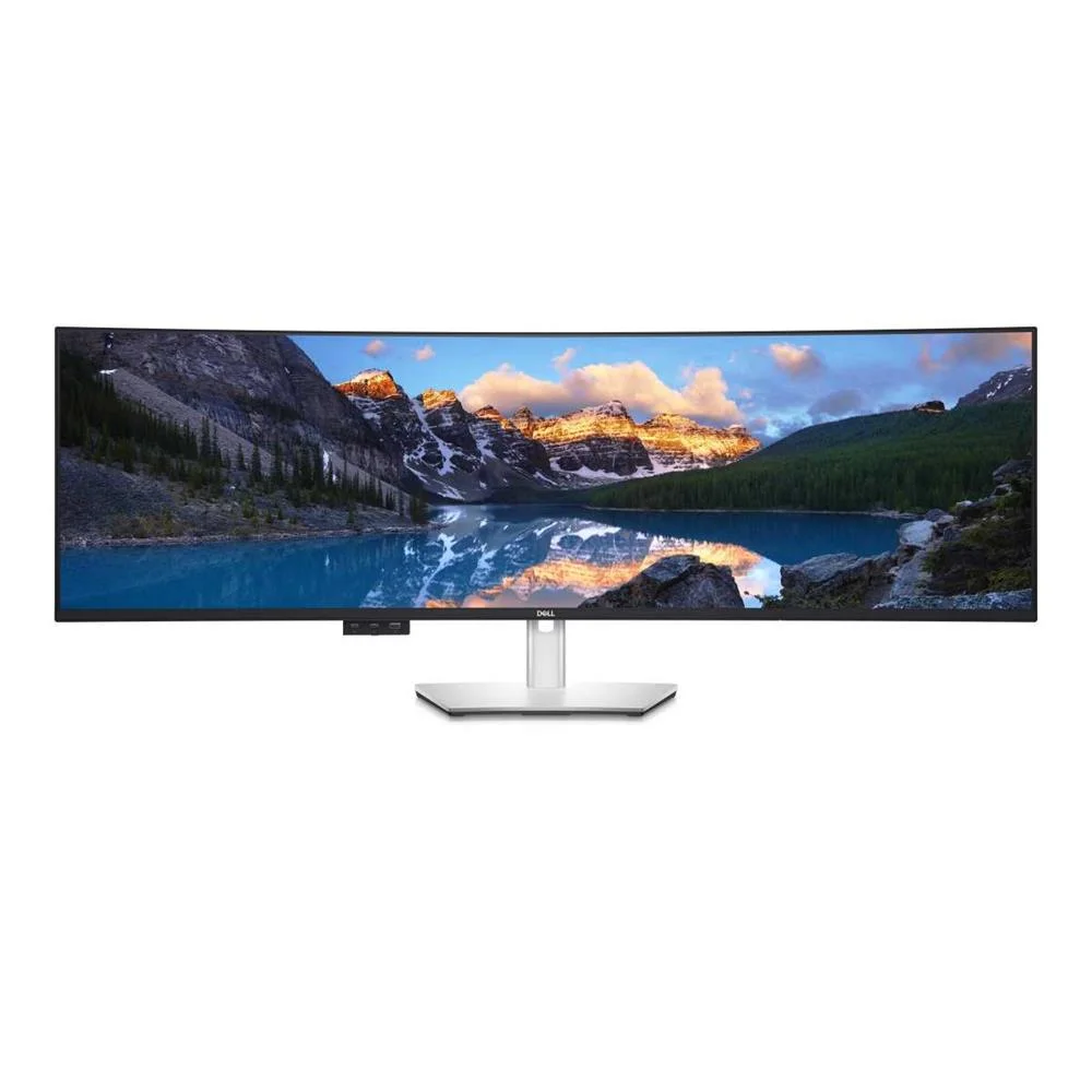 Monitor 49" Ultrasharp U4924dw Ultra Hd 5k Lcd Preto/Prateado - Dell