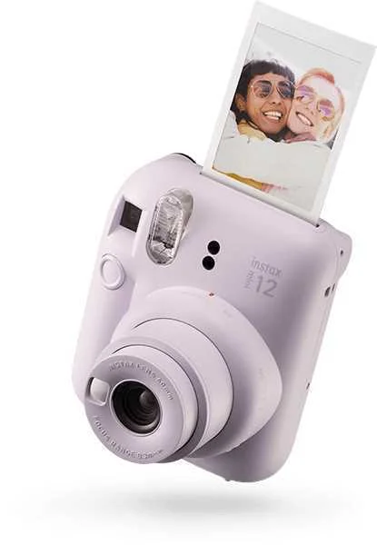 M&aacute;quina Fotogr&aacute;fica Instant&acirc;nea Fujifilm Instax Mini 12 Violeta Lil&aacute;s