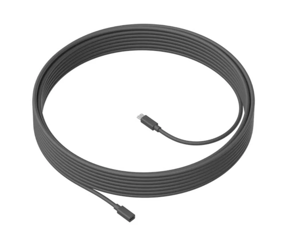 Logitech Meetup Mic-Verl&auml;ngerungskabel 10m Black