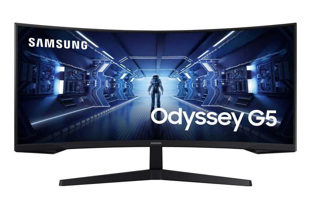 Monitor Curvo Odyssey G5 34" Lc34g55twwpxen Ultrawide Dual Quad Hd LED Preto - Samsung
