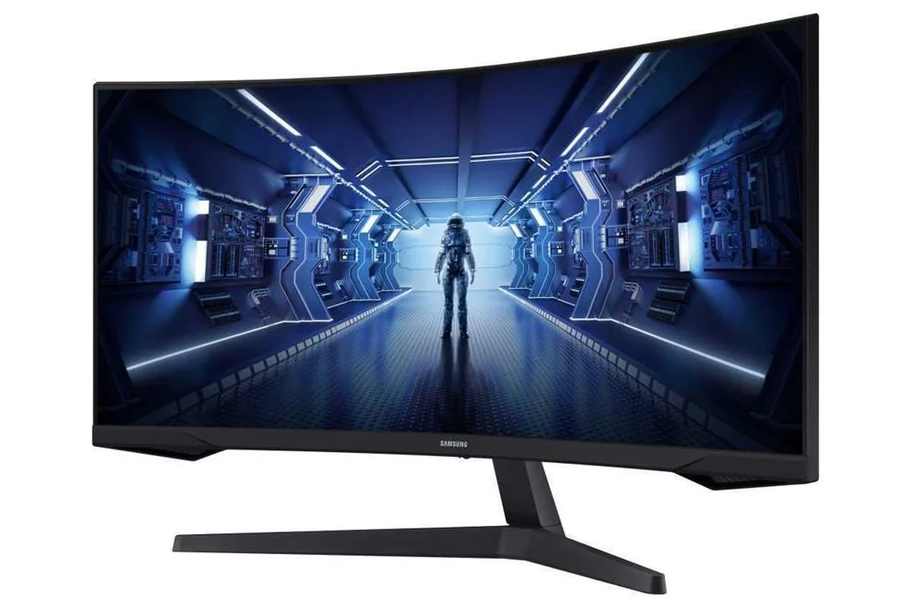 Monitor Curvo Odyssey G5 34" Lc34g55twwpxen Ultrawide Dual Quad Hd LED Preto - Samsung