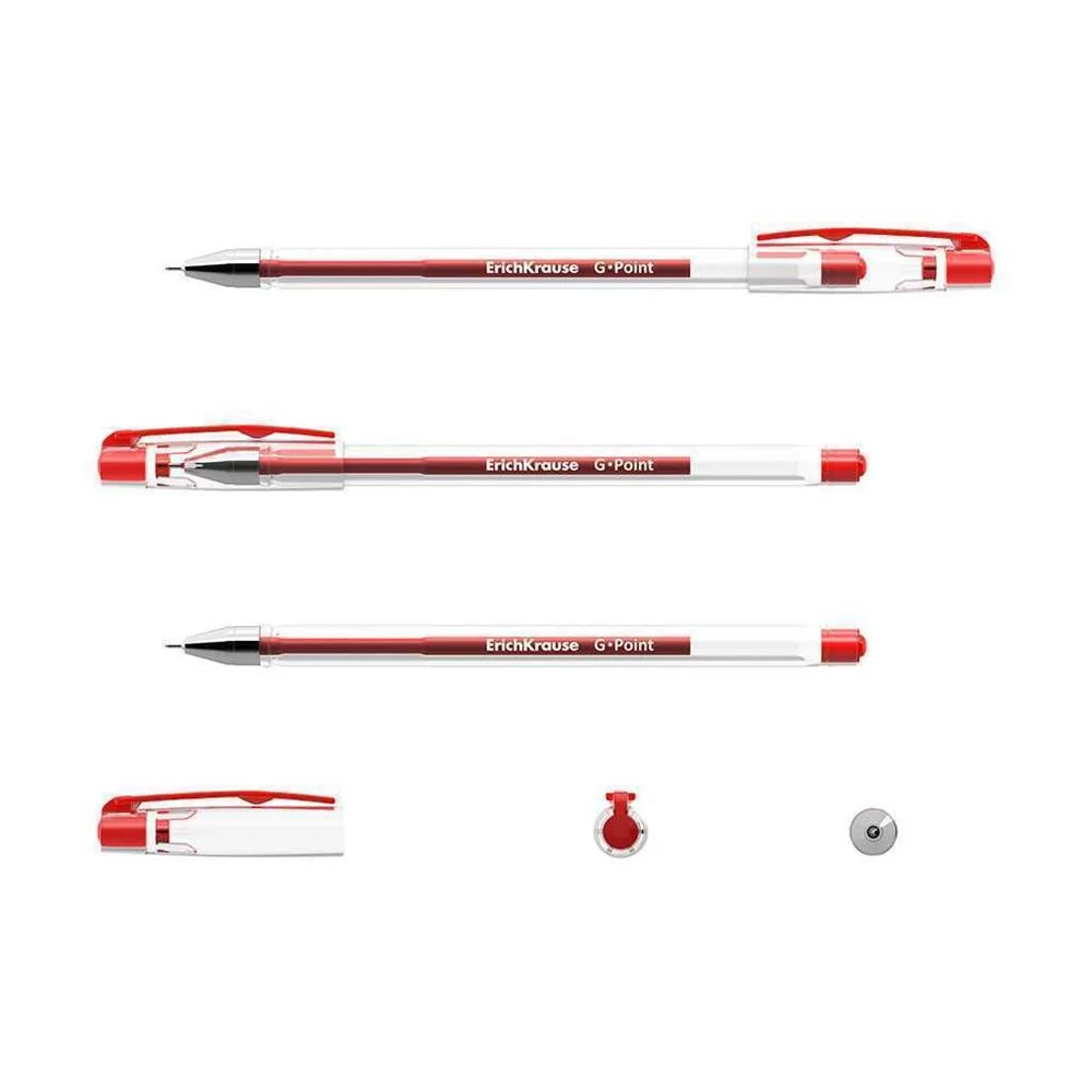 Bol&iacute;grafo de Gel G-Point, Color de La Tinta Rojo .