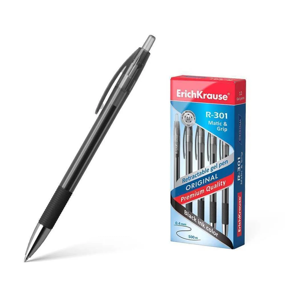 Bol&iacute;grafo de Gel Autom&aacute;tico R-301 Original Gel Ma.
