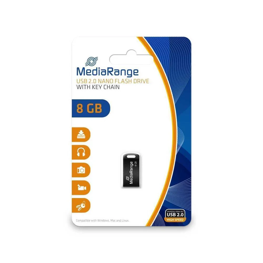 Mediarange Usb-Stick  8gb Usb 2.0 Nano