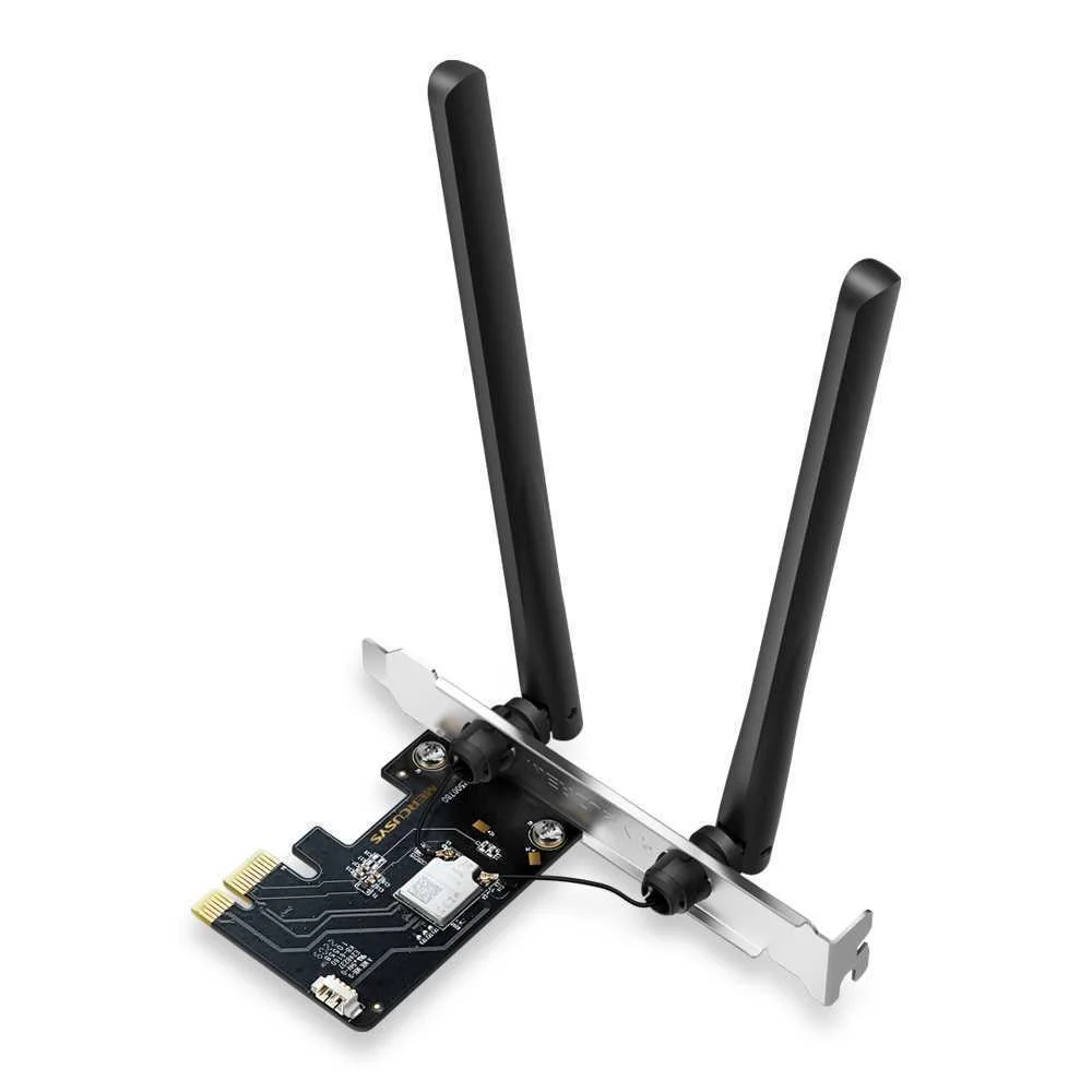 Mercusys Axe5400 Tri-Band Wi-Fi 6e Bluetooth Pci Express Adapter 