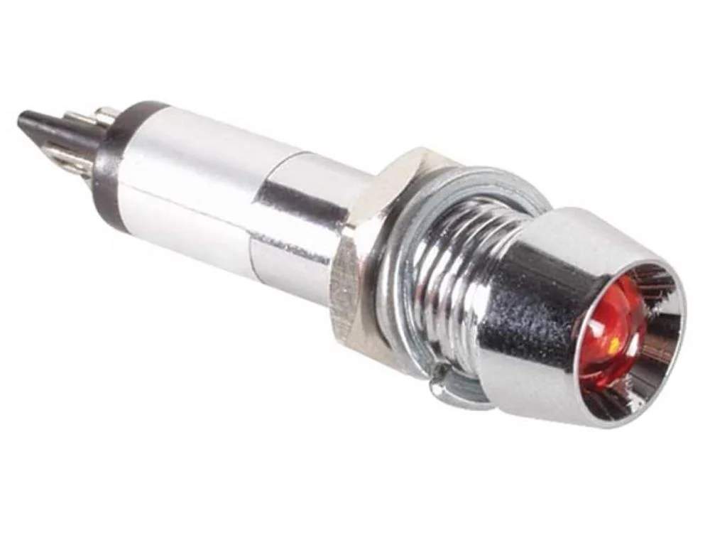 L&aacute;mpara Ne&oacute;n Cromo Rojo 210-230v