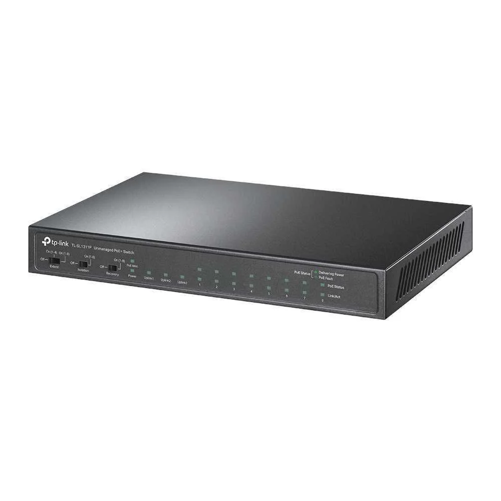 Switch Tp-Link No Gestionable 8 Port 10/100 2 Por.