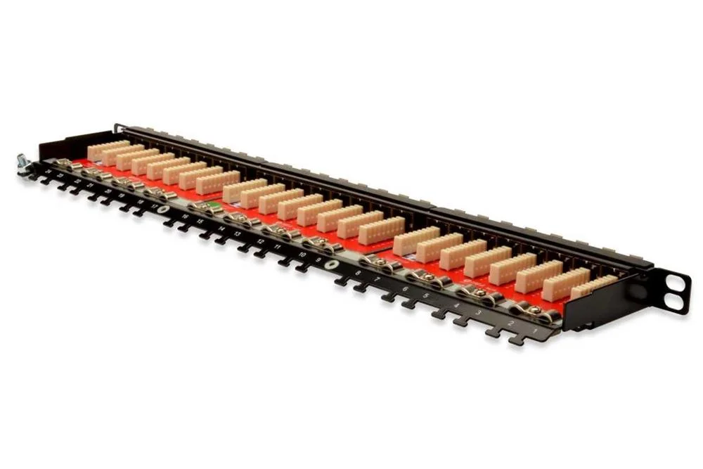 Digitus Patchpanel 0,5he 24-Port Cat6a    Geschirmt Schwarz