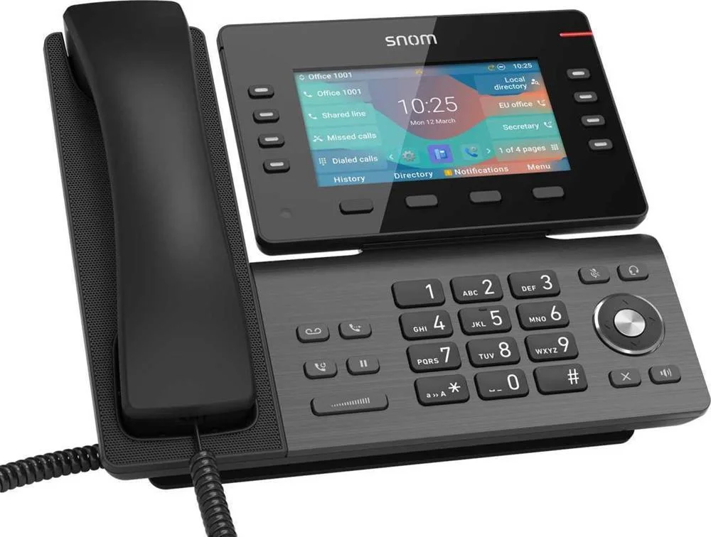 Snom D862 Telefone Ip Preto Lcd