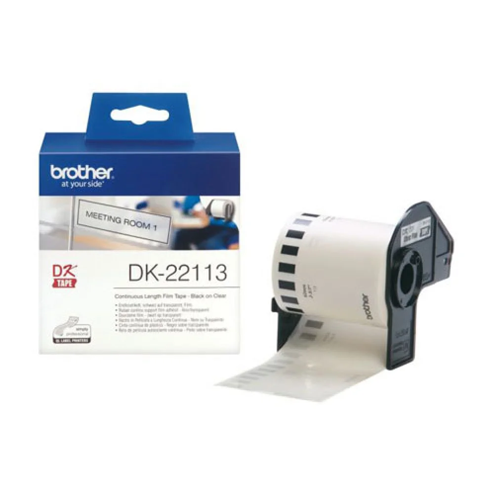 Brother Adress-Etiketten Dk-22113 Transparent (62mm)