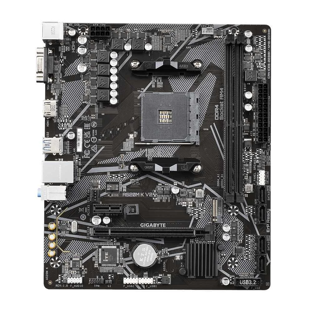 Gigabyte A520m K V2                  (A520,Am4,Matx,Ddr4)
