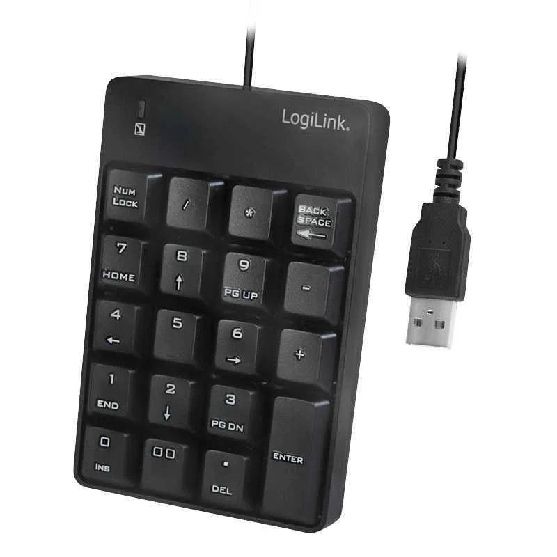 LOGILINK ID0184 TECLADO NUM&Eacute;RICO COMPUTADOR PORT&Aacute;.