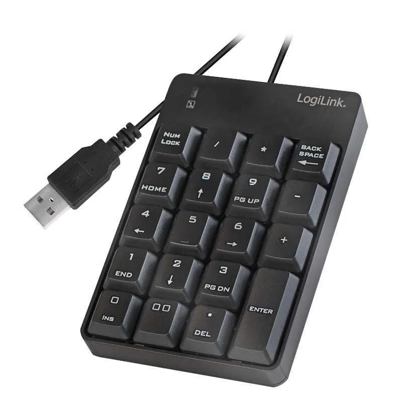 LOGILINK ID0184 TECLADO NUM&Eacute;RICO COMPUTADOR PORT&Aacute;.
