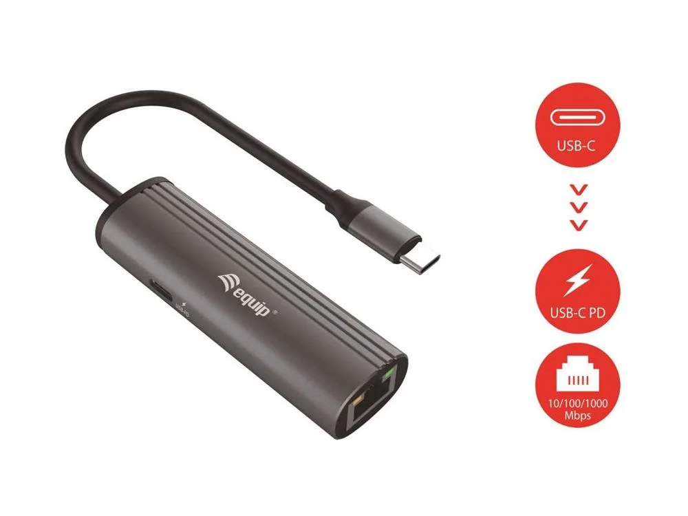 EQUIP 133486 HUB DE INTERFACE USB TYPE-C 1000 MBI.