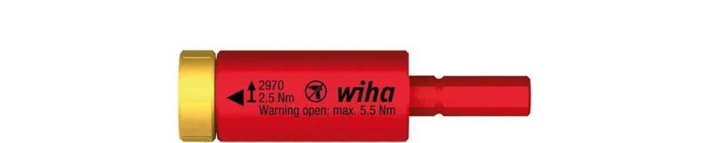 Wiha Easytorque Electric Torque Adapter For Slimbits And Slimvario&reg; Holder In Blister (41343) 2,5 Nm