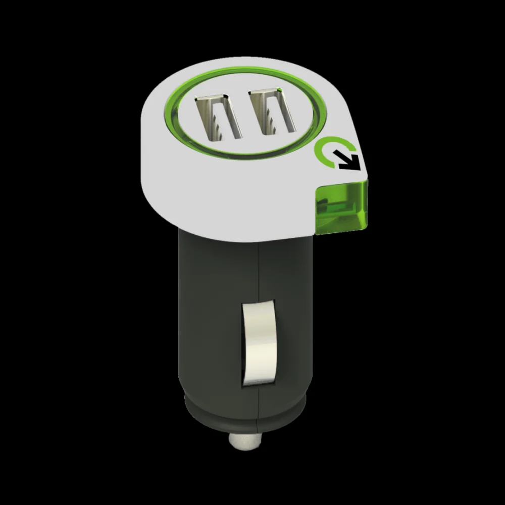 Adaptador Isqueiro Carro - 2 X Usb 2.1a