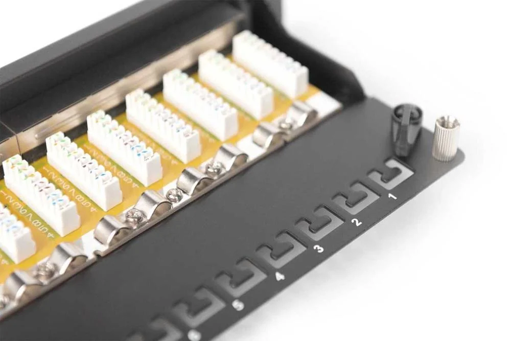 Digitus Patchpanel 1he 12-Port Cat6  Classe Geschirmt Schw.