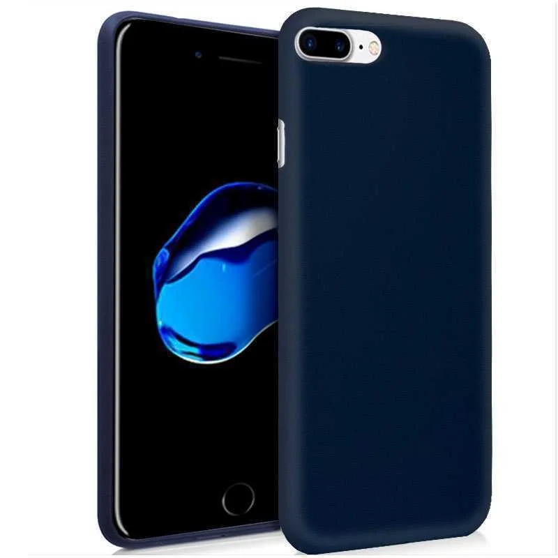 Capa de Silicone P/ iPhone 7 Plus / iPhone 8 Plus Azul - Cool
