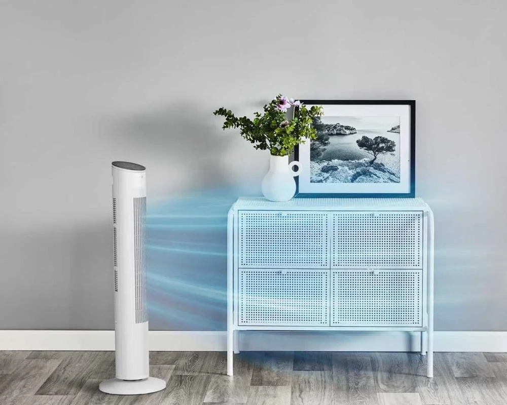 Ventoinha Coluna de Ar Vu6871f0 Eole Ultra 40w Branco - Rowenta