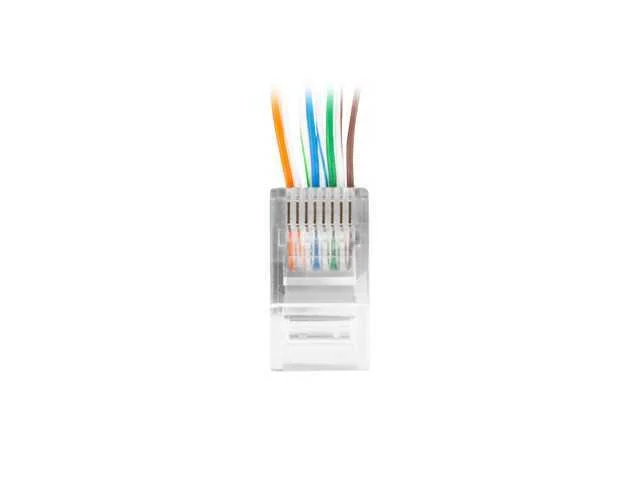 Conetor 8p8c Lan Cat6 Lanberg Plu-6000ez 