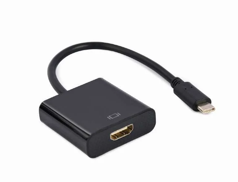 Adaptador Gembird Usb-C para Dual Hdmi 4k 60hz 15cm Preto