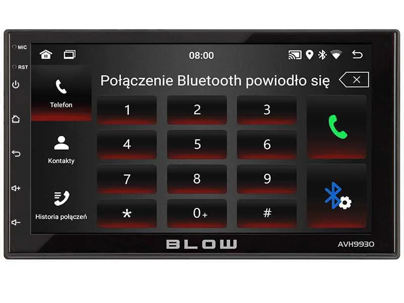 Auto R&aacute;dio 7" 2din 4x 50w Rds Gps/Fm/Usb/Aux/Bt Android - Blow
