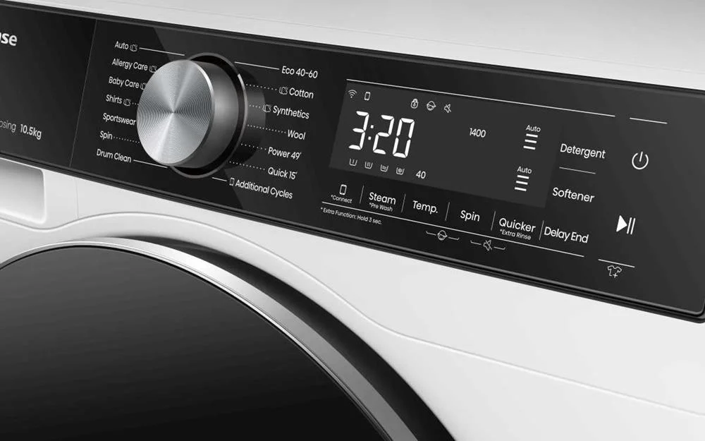 M&aacute;quina de Lavar Roupa Hisense Wf5s1045bw 10kg 1400rpm Classe a